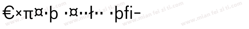Expert Regular otf字体转换